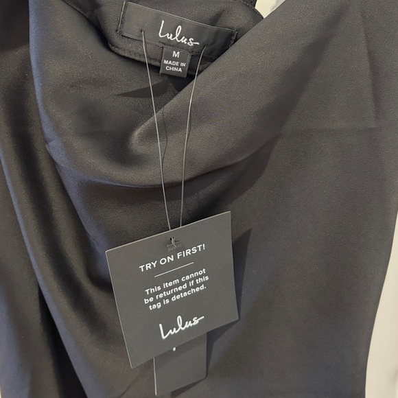 Lulus Hollywood Woman Satin Midi Dress - Picture 6 of 9